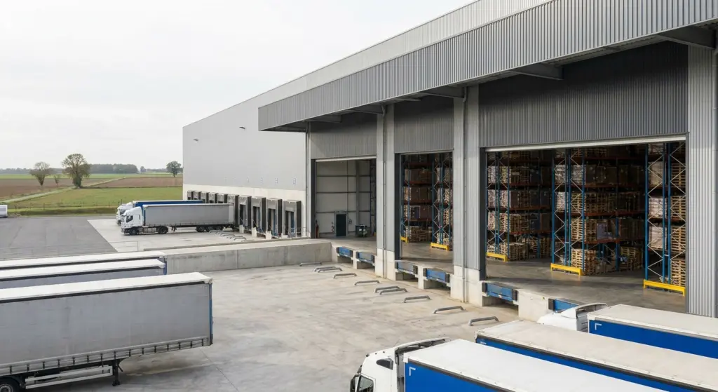 devis stockage industriel - entrepôt avec rayonnages à palettes en Vendée